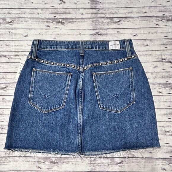 Hudson The Viper Denim Mini Skirt - Picture 4 of 12